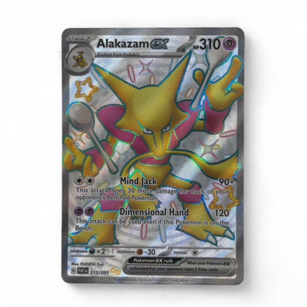 Alakazam ex 215/091 (Shiny) Near Mint Holo Pokémon